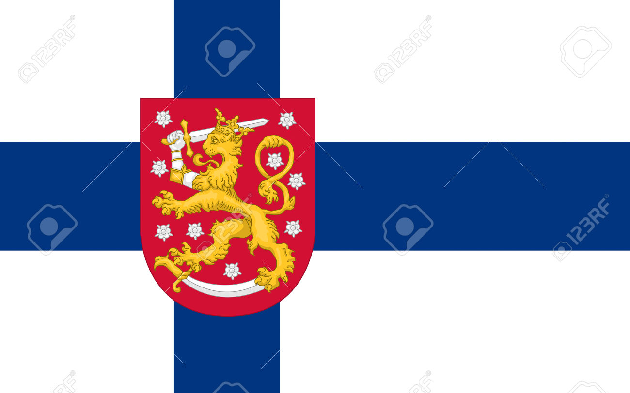 Flag Of Finland Officially The Republic Of Finland Is A Sovereign.