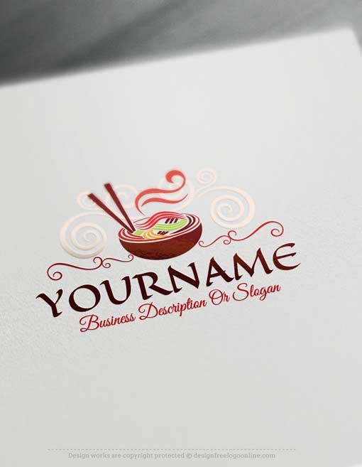 Free Food Logo Maker.