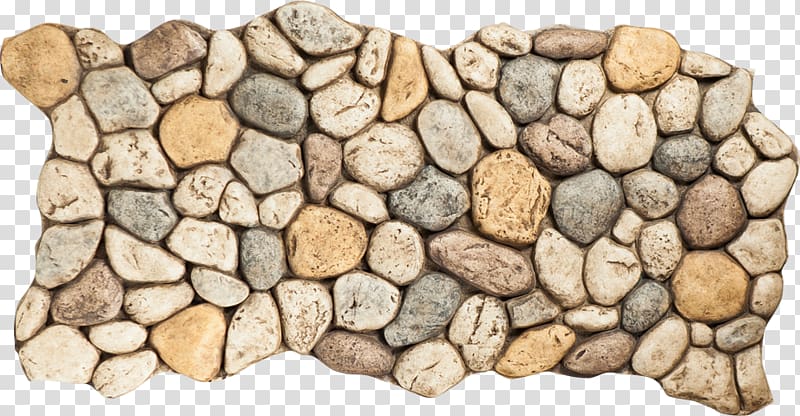 Rock Pebble Color River Stone veneer, rock transparent.