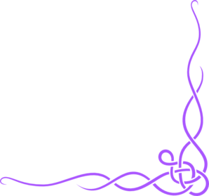 Purple Scroll Ribbon Border Clip Art at Clker.com.