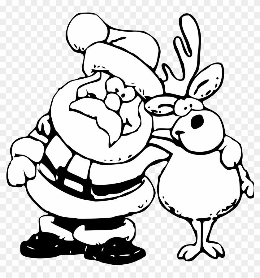 Rudolph Santa Claus Reindeer Christmas Clip Art Humping.