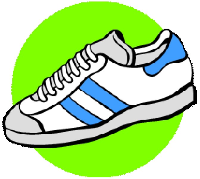 Shoes running shoes clipart clip art shoe 3.