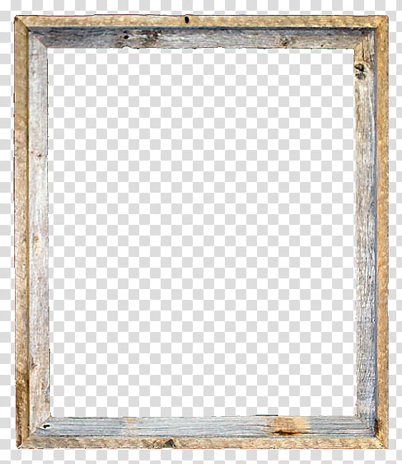 Rustic Wood Frames s, rectangular brown frame transparent.