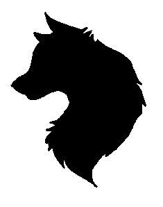 Wolf Head Silhouette Free Download Clip Art.