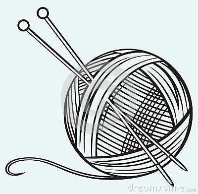 Wool clip art.