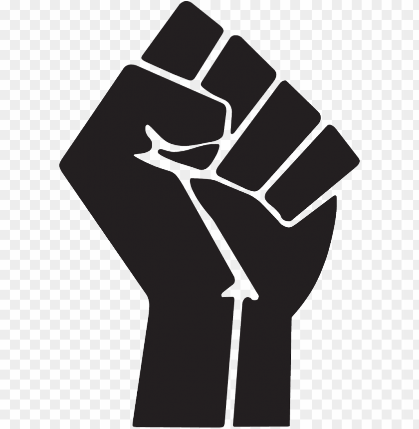 raised fist symbol clip art.