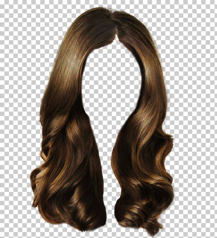 Brown hair Long hair Wig , Rejoice pull hair clip Free, long.