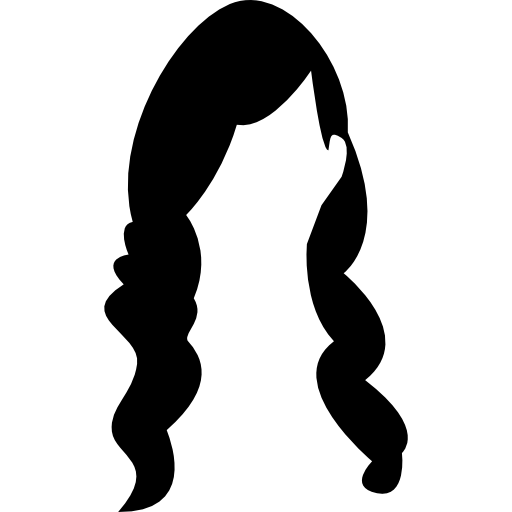 Silhouette Of Woman With Long Hair at GetDrawings.com.