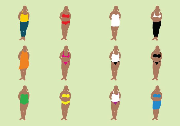 Fat Woman In Bathing Suits.