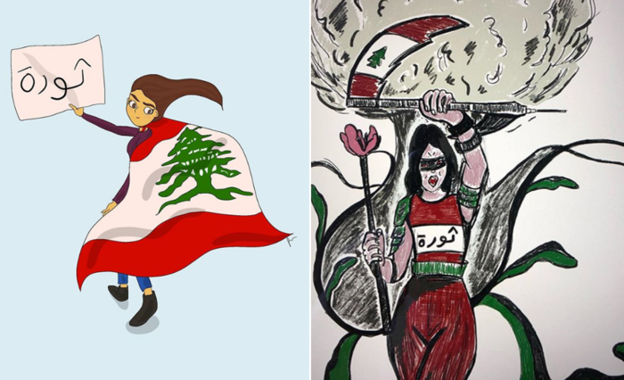 Lebanese women dominated the streets. Government, next?.