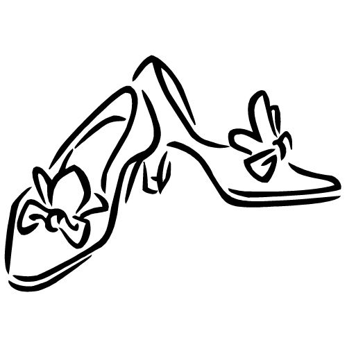 Womens Shoes Clipart.