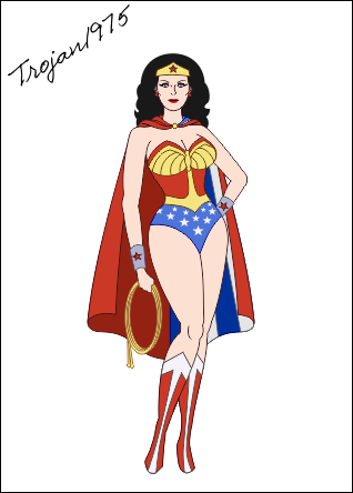 2034 Wonder Woman free clipart.