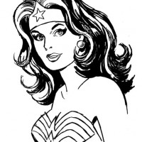 Wonder Woman Clipart Black And White.