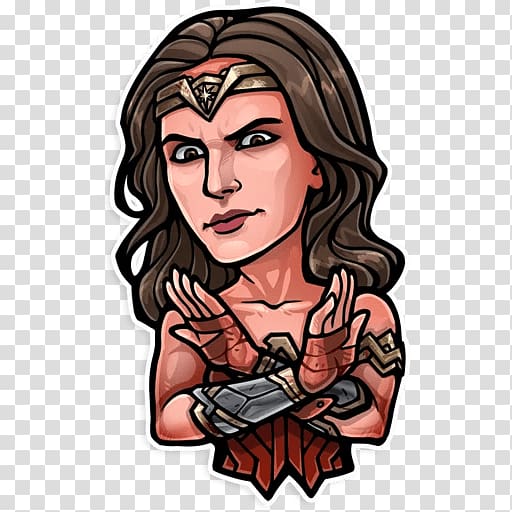 Wonder Woman Sticker DC Comics Telegram Gal Gadot, Wonder.