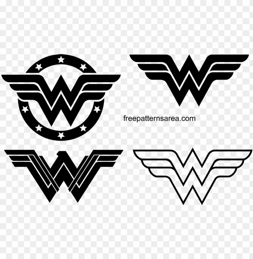 view larger image wonder woman logo symbol silhouette.