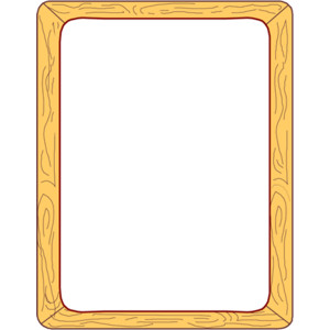 Wood border clipart.