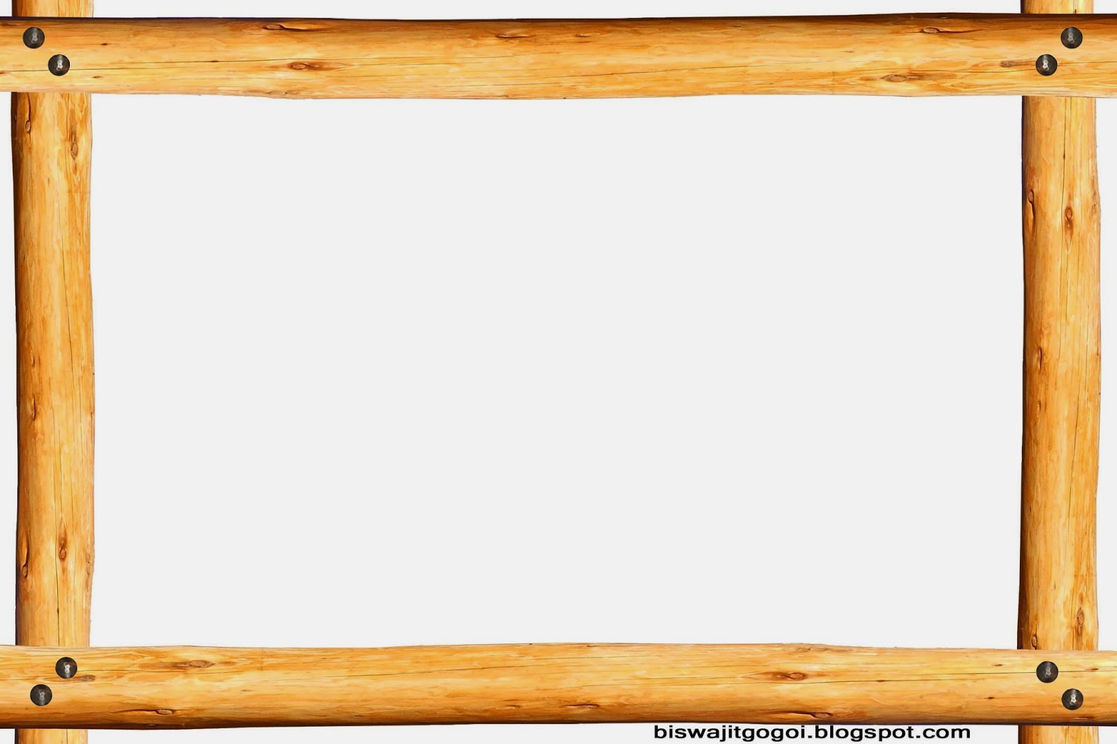 Wooden photo frame clipart.