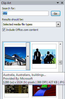 Word 2010: Inserting Clip Art and Pictures.