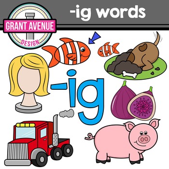 Word Family Clip Art.