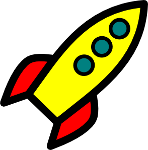 Water Rocket Clipart.