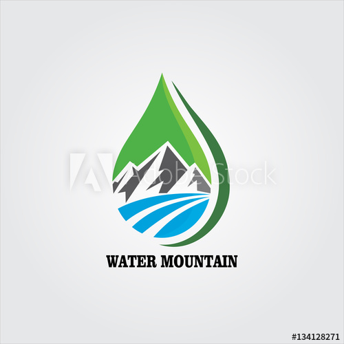 water mountain logo.