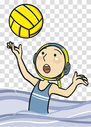 Water Volleyball transparent background PNG cliparts free.