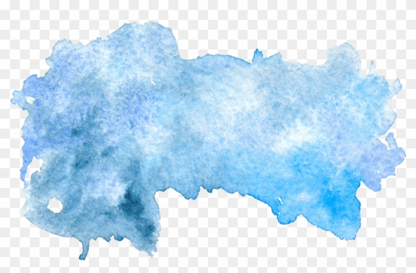 Blue Watercolor Stain Png, Transparent Png (#185106), Free.