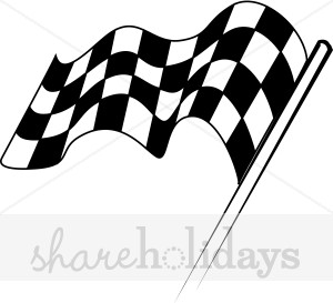 280 Checkered Flag free clipart.