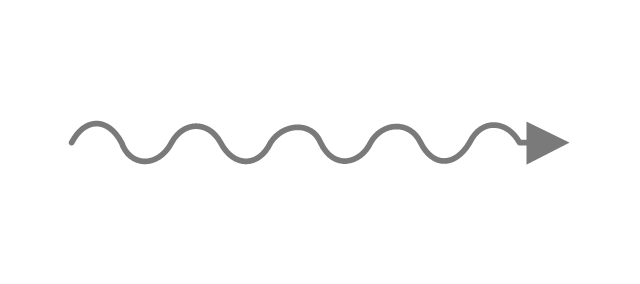 Matplotlib Wavy Arrow.