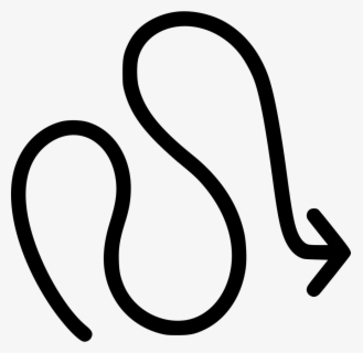 Free Squiggly Line Clip Art with No Background.