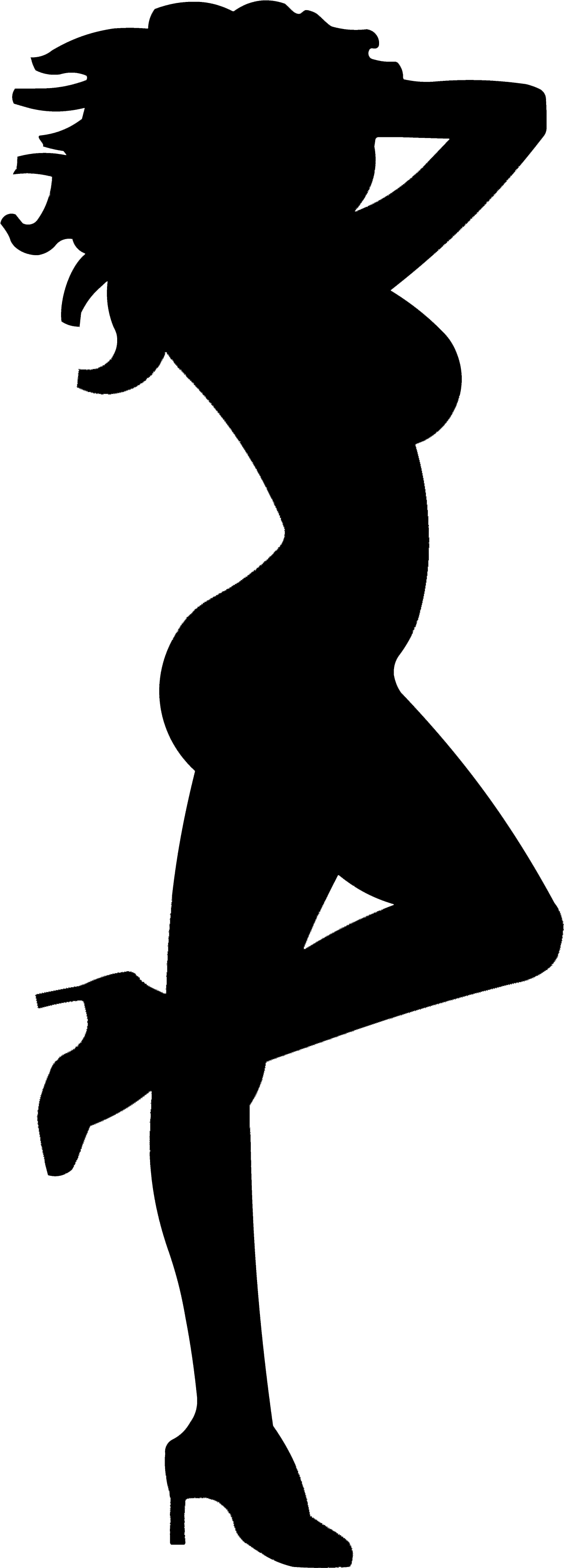 Waitress clipart silhouette, Waitress silhouette Transparent.