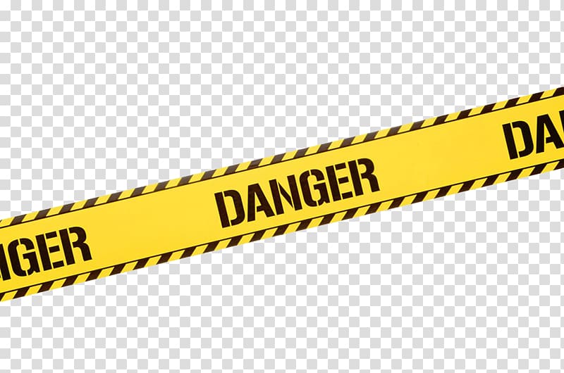 Danger signage illustration, Hazard Barricade tape , Yellow.