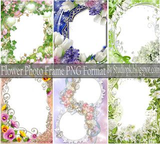 Flower Photo Frame Png Format By in 2019.