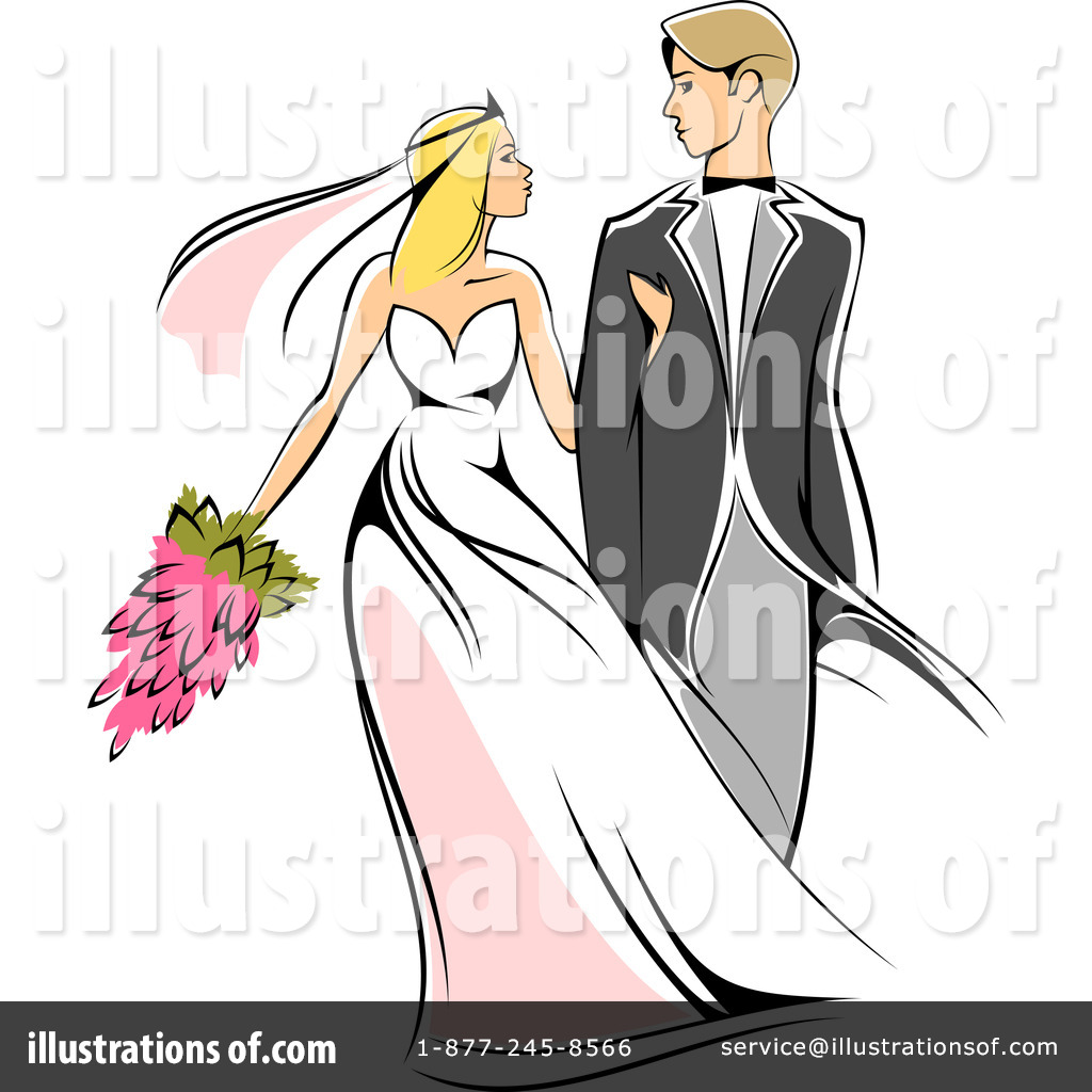 Wedding Couple Clipart #1064911.