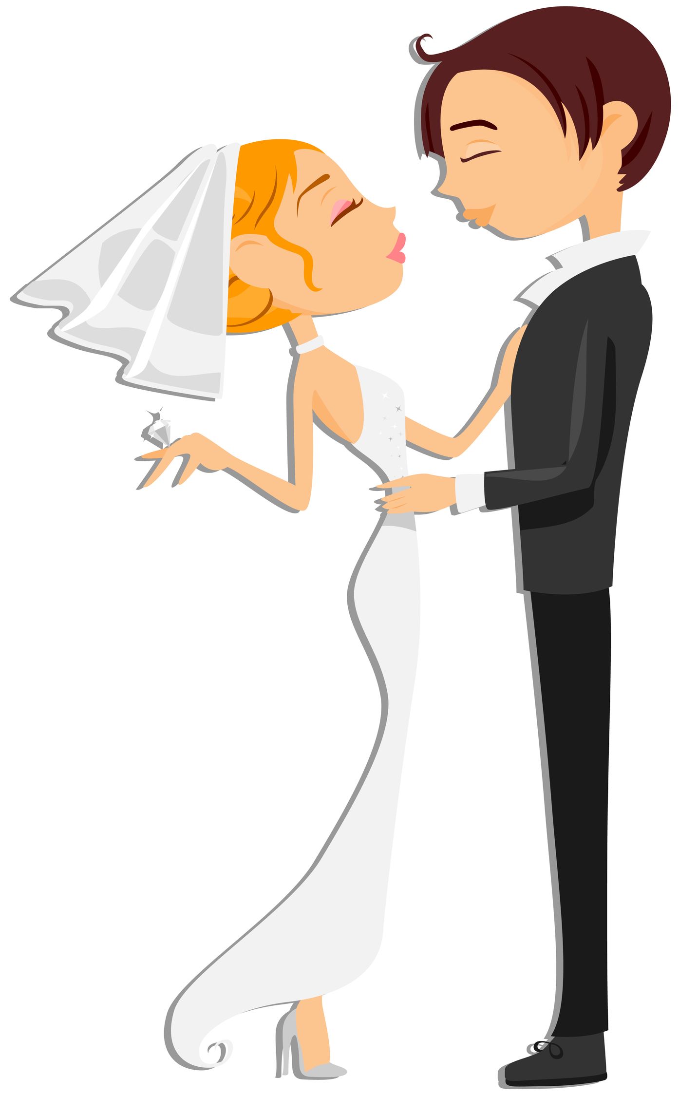 Pix For > Wedding Cartoon Couple.