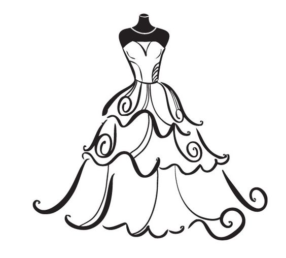 Wedding Dress Clipart Free.