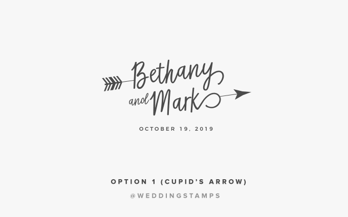 design a signature style wedding logo.