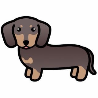 Wiener Dog Clipart Cartoon.