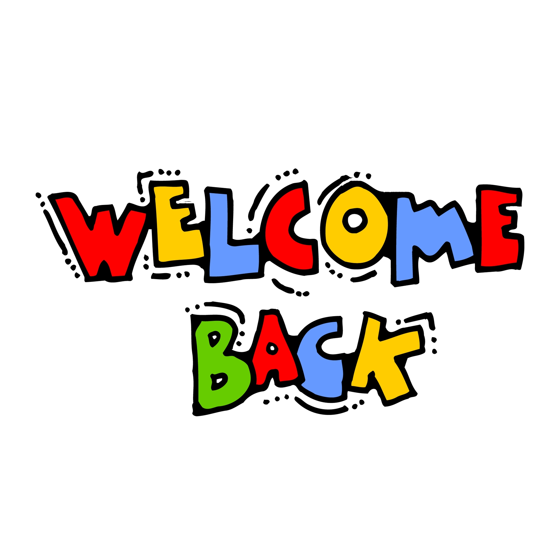 1054 Welcome Back free clipart.