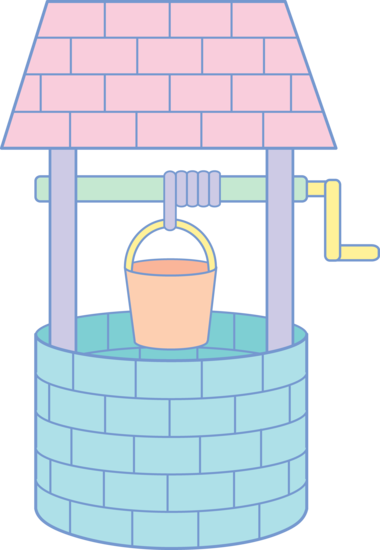 Wishing well clip art.