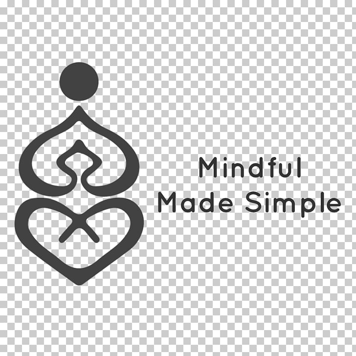 Health, Fitness and Wellness Logo, mindful PNG clipart.