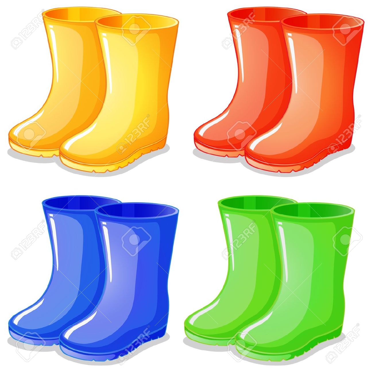 Free Clipart Wellington Boots.