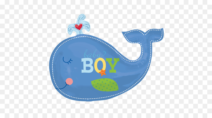 Blue whale Baby shower Clip art.