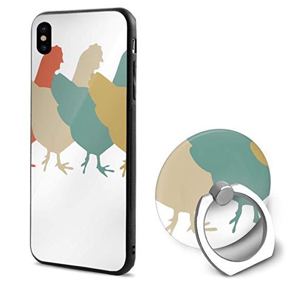 Amazon.com: Chickens Clipart iPhone X Case Soft TPU.