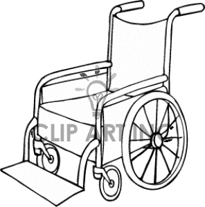 Wheelchair Clipart Black And White.