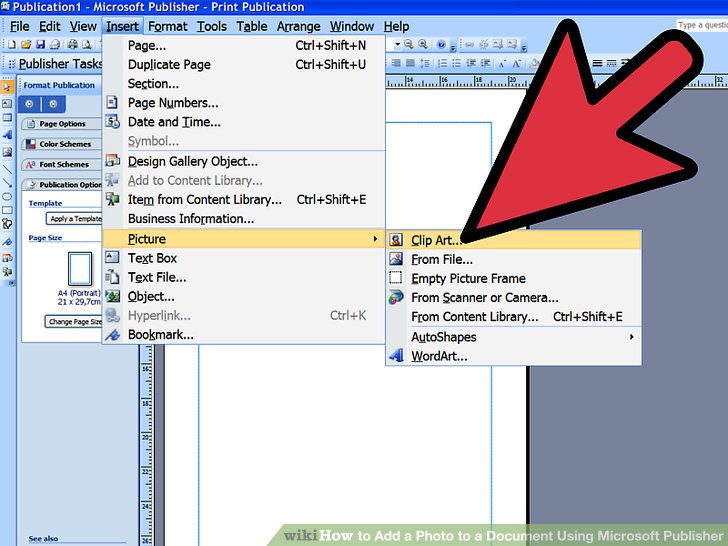 4 Ways to Add a Photo to a Document Using Microsoft Publisher.