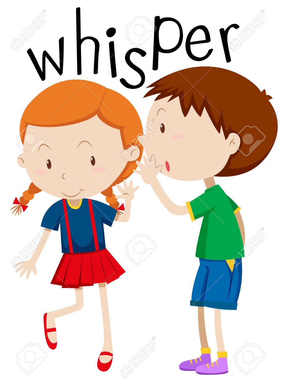 Whisper Phone Clipart.