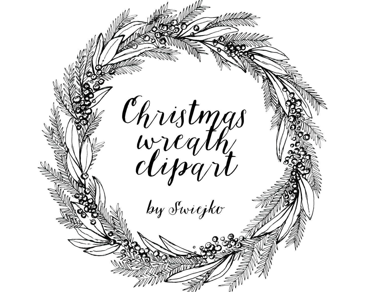 Image result for hand drawn christmas wreath clipart.