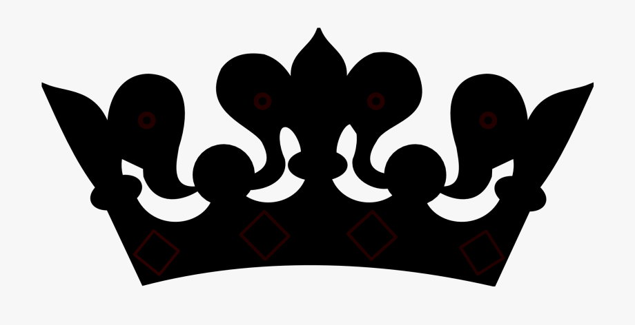 Crown Clipart Black And White No Background.