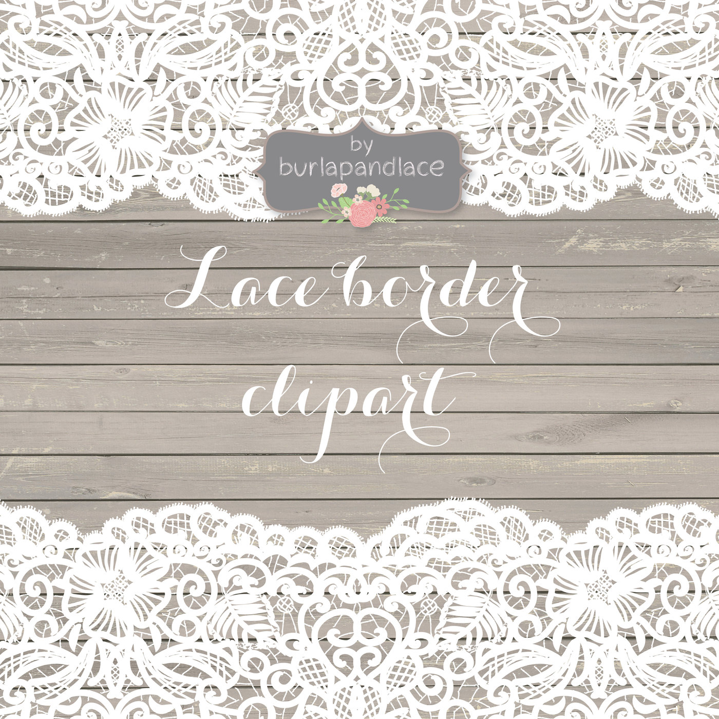 White lace border clipart 7 » Clipart Station.